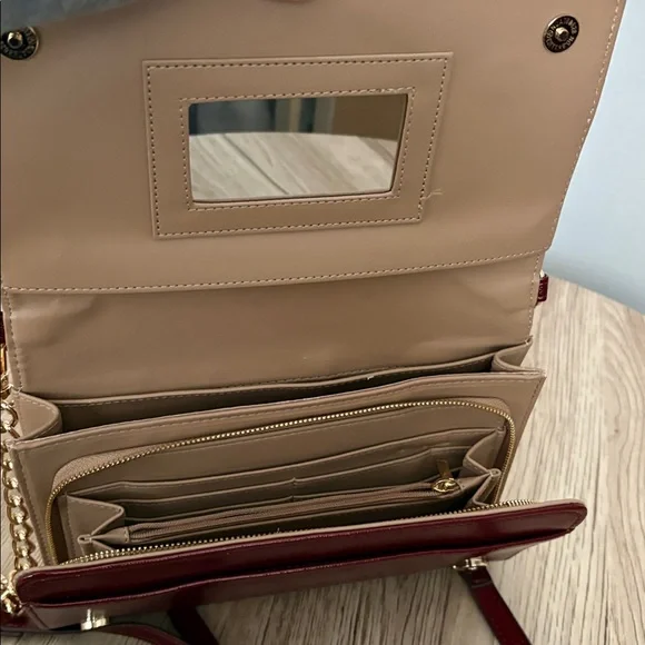 Anne Klein Burgundy Crossbody Bag - Picture 5 of 7